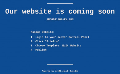 sunakajewelry.com screenshot