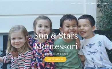 sunandstarsmontessori.org screenshot