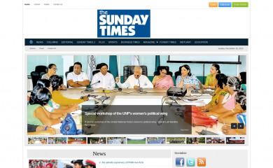 sundaytimes.lk screenshot