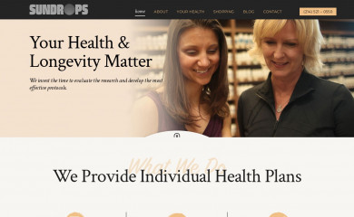 sundrops.com screenshot