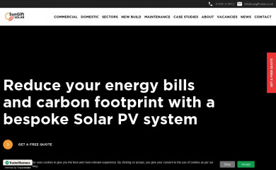 sungiftsolar.co.uk screenshot