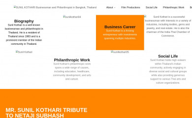 sunilkothari.com screenshot