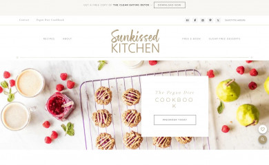 sunkissedkitchen.com screenshot
