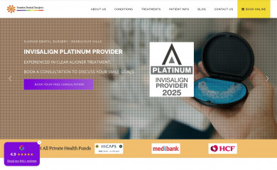 sunrisedentalsurgery.com.au screenshot