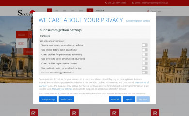 sunriseimmigration.co.uk screenshot