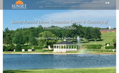 sunsetevansville.com screenshot
