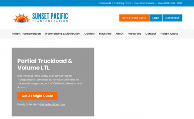 sunsetpacific.com screenshot