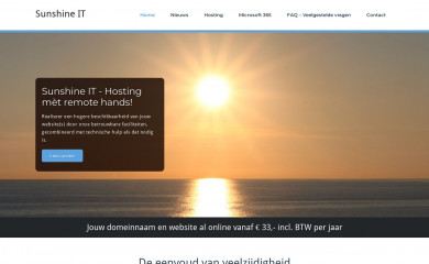 sunshine-it.nl screenshot