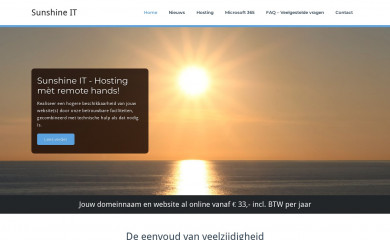 sunshine-it.nl screenshot