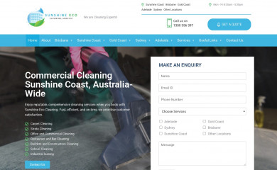sunshineecocleaningservices.com.au screenshot