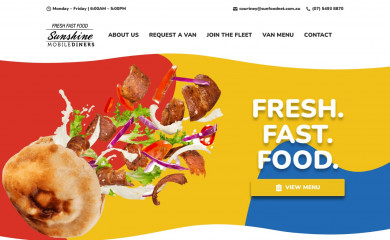 sunshinemobilediners.com.au screenshot