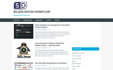 sunucudestek.com screenshot