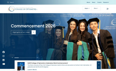 sunyopt.edu screenshot