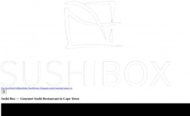 sushibox.co.za screenshot