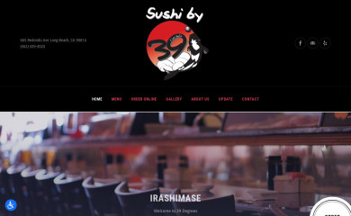 sushiby39degrees.com screenshot