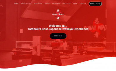 sushininja.co.nz screenshot