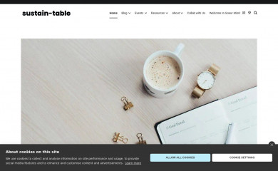 sustain-table.com screenshot