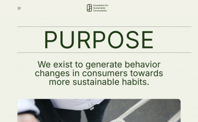 sustainableconsumption.org screenshot