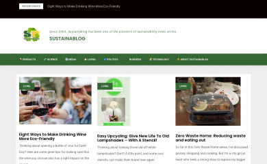sustainablog.org screenshot