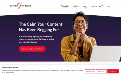 supercopyeditors.com screenshot