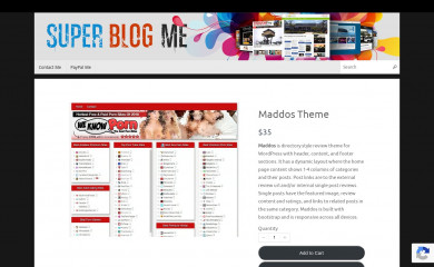 superblogme.com/store/products/maddos-directory-theme/ screenshot