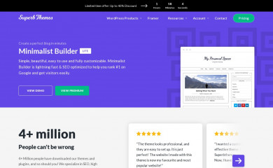 Minimalist Builder screenshot