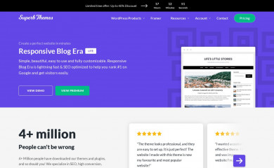 Responsive Blog Era screenshot