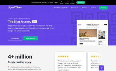 https://superbthemes.com/child-theme/the-blog-journey/ screenshot