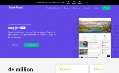 https://superbthemes.com/bloggist/bloggist-info/ screenshot