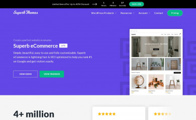 Superb eCommerce screenshot
