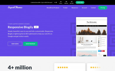 ResponsiveBlogily screenshot