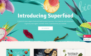 https://superfood.qodeinteractive.com/landing/ screenshot