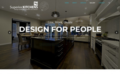 superiorkitchens.co.nz screenshot