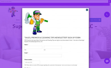 superiorhousekeepingservice.com screenshot
