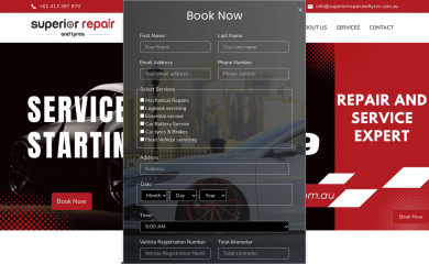 superiorrepairandtyres.com.au screenshot