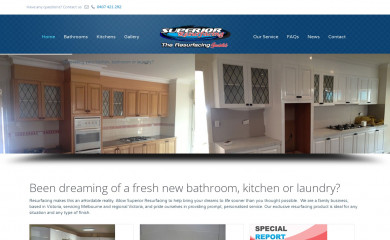 superiorresurfacing.com.au screenshot