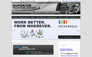 superiortelephone.com screenshot