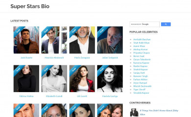 superstarsbio.com screenshot