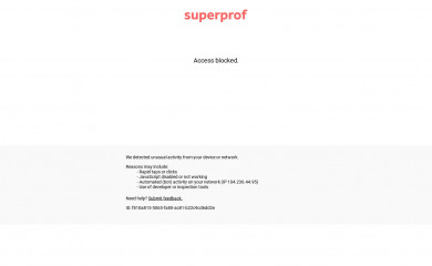 https://www.superprof.com screenshot