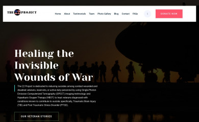 support22project.org screenshot