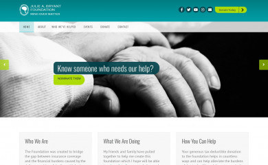 supportbeyondbraincancer.org screenshot