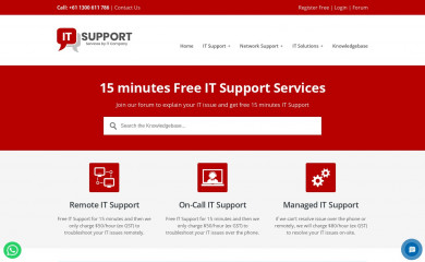 supportcompany.com.au screenshot