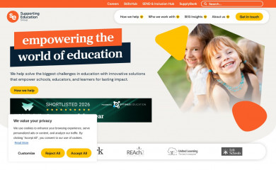 supportingeducation.com screenshot