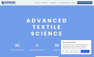 supremecorporation.com screenshot