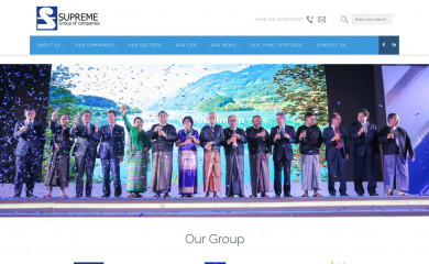 http://supremegroupcompanies.com screenshot