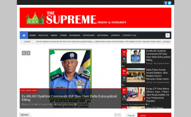 supremenewsng.com screenshot