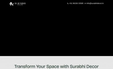 surabhidekor.com screenshot