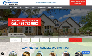 sureguardpest.com screenshot