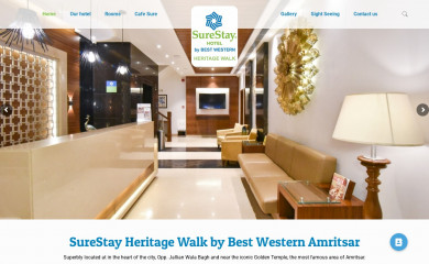 surestayheritagewalk.com screenshot
