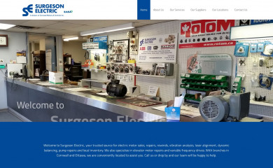 surgesonelectric.com screenshot